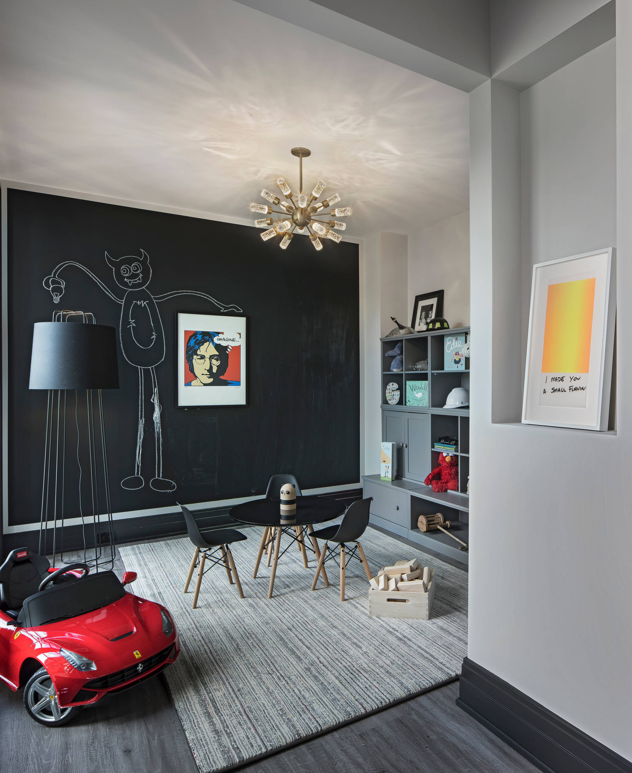 おしゃれな赤ちゃん 子供部屋 グレーの床 黒い壁 の画像 21年8月 Houzz ハウズ おしゃれな赤ちゃん 子供部屋 グレーの床 黒い壁 の画像 21年8月 Houzz ハウズ