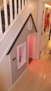 under stairs rabbit hutch