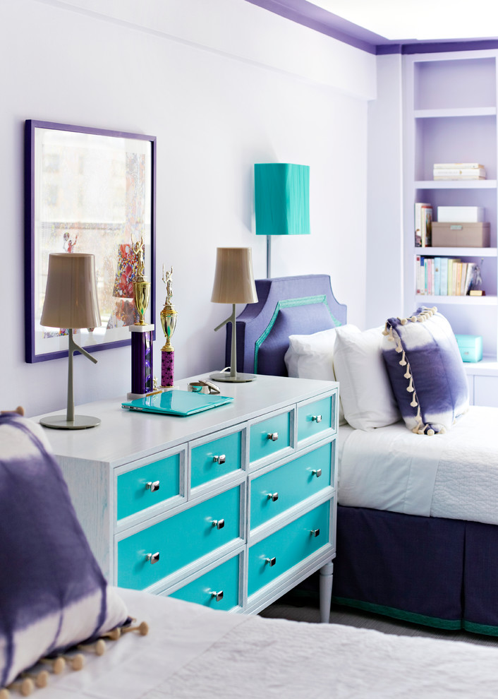 Example of a transitional kids' room design in New York