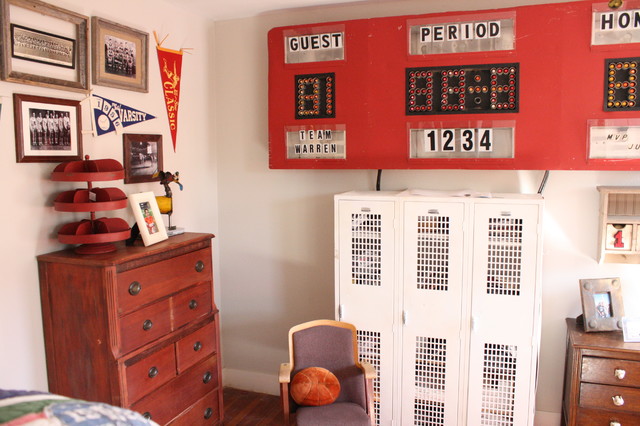 vintage sports room