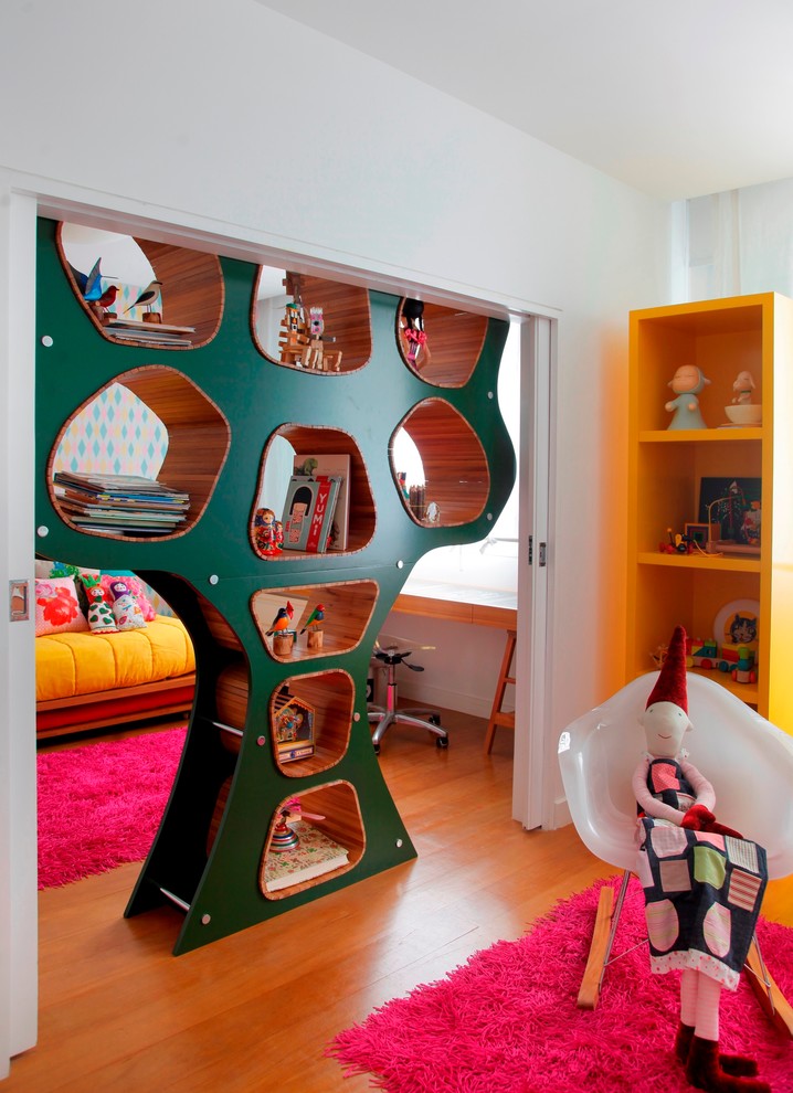 Foto di una cameretta per bambini minimal di medie dimensioni