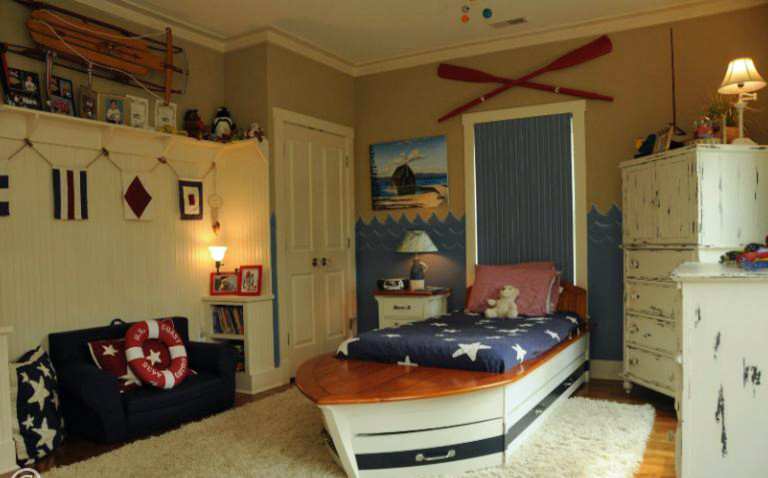 ワシントンD.C.にあるカントリー風のおしゃれな子供部屋の写真