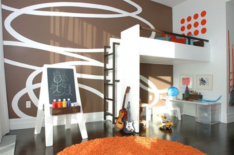 Walls Finishes and Murals by Parlor Art Contemporary Kids Miami