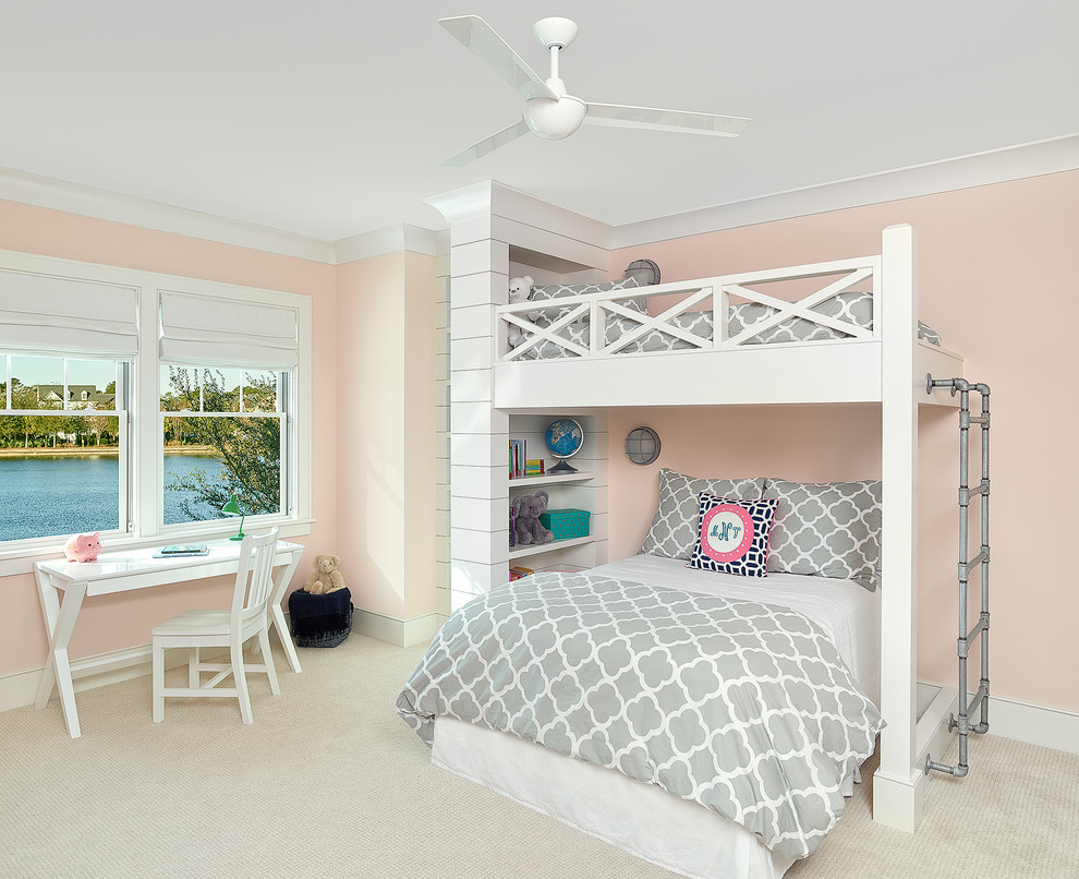 Inspiration for a coastal kids' room remodel in Charleston