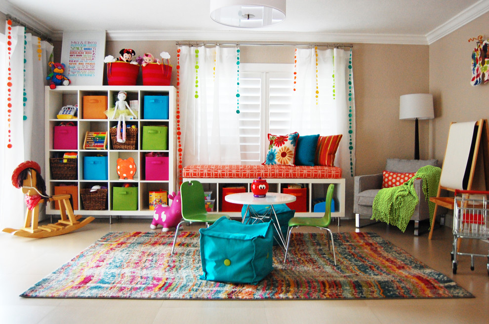 Contemporary kids' bedroom in Miami.