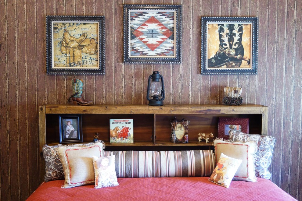 Photo of a rustic kids' bedroom in Other.