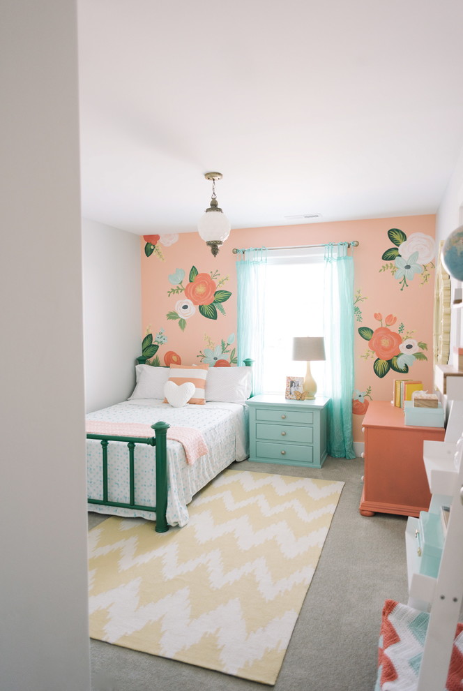 Inspiration for a vintage kids' bedroom in Salt Lake City.