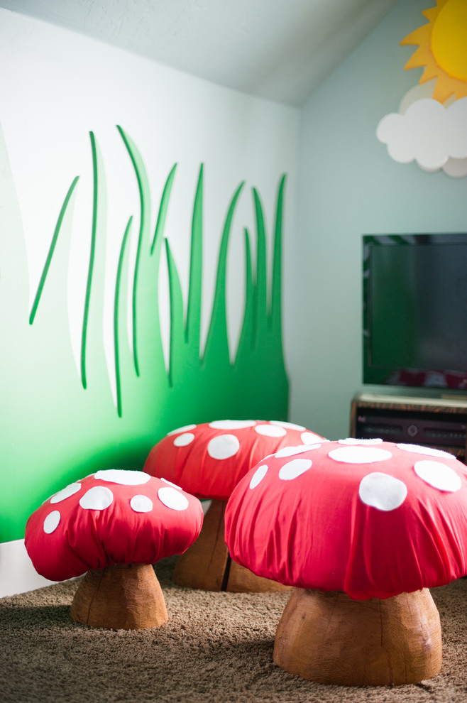 ソルトレイクシティにあるコンテンポラリースタイルのおしゃれな子供部屋の写真