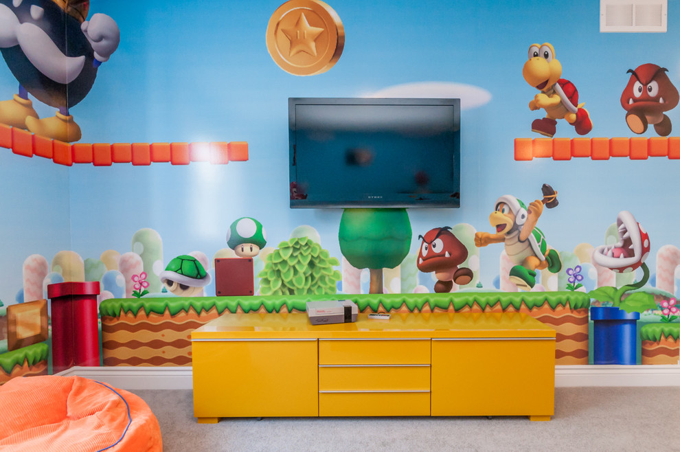 オタワにあるエクレクティックスタイルのおしゃれな子供部屋の写真