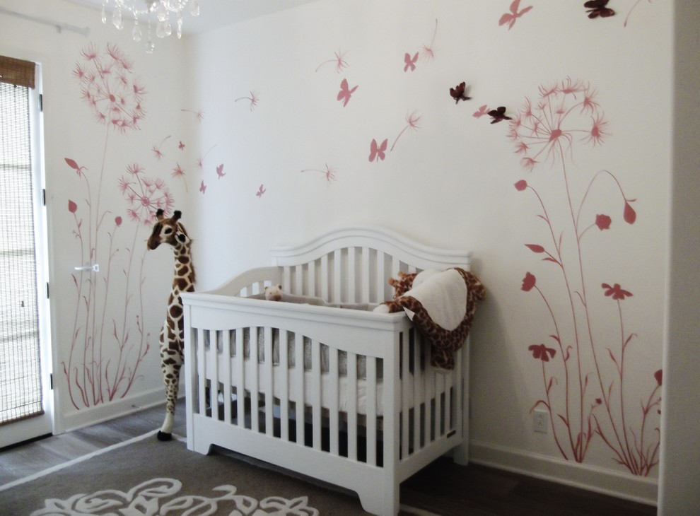 Inspiration for a timeless nursery remodel in Orange County