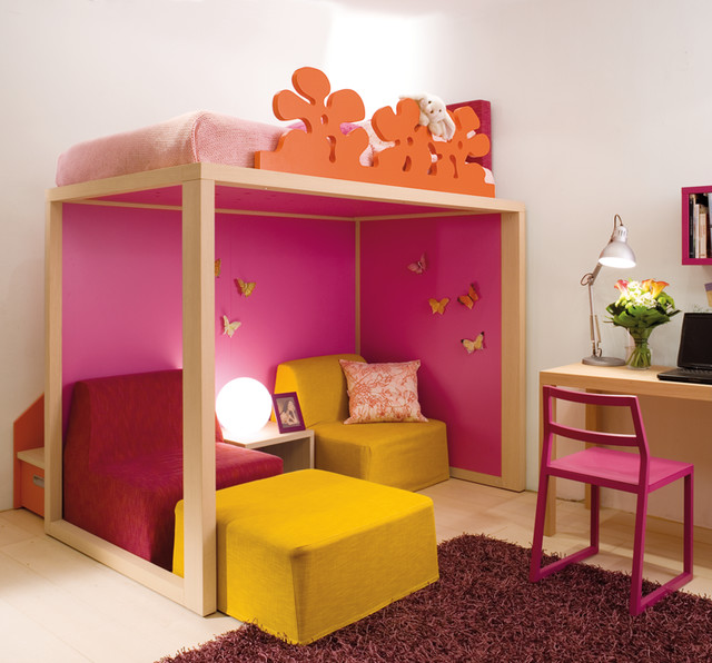 Design Hochbett & Sitzecke - Contemporary - Kids - Dusseldorf - by MOBIMIO  | Houzz IE