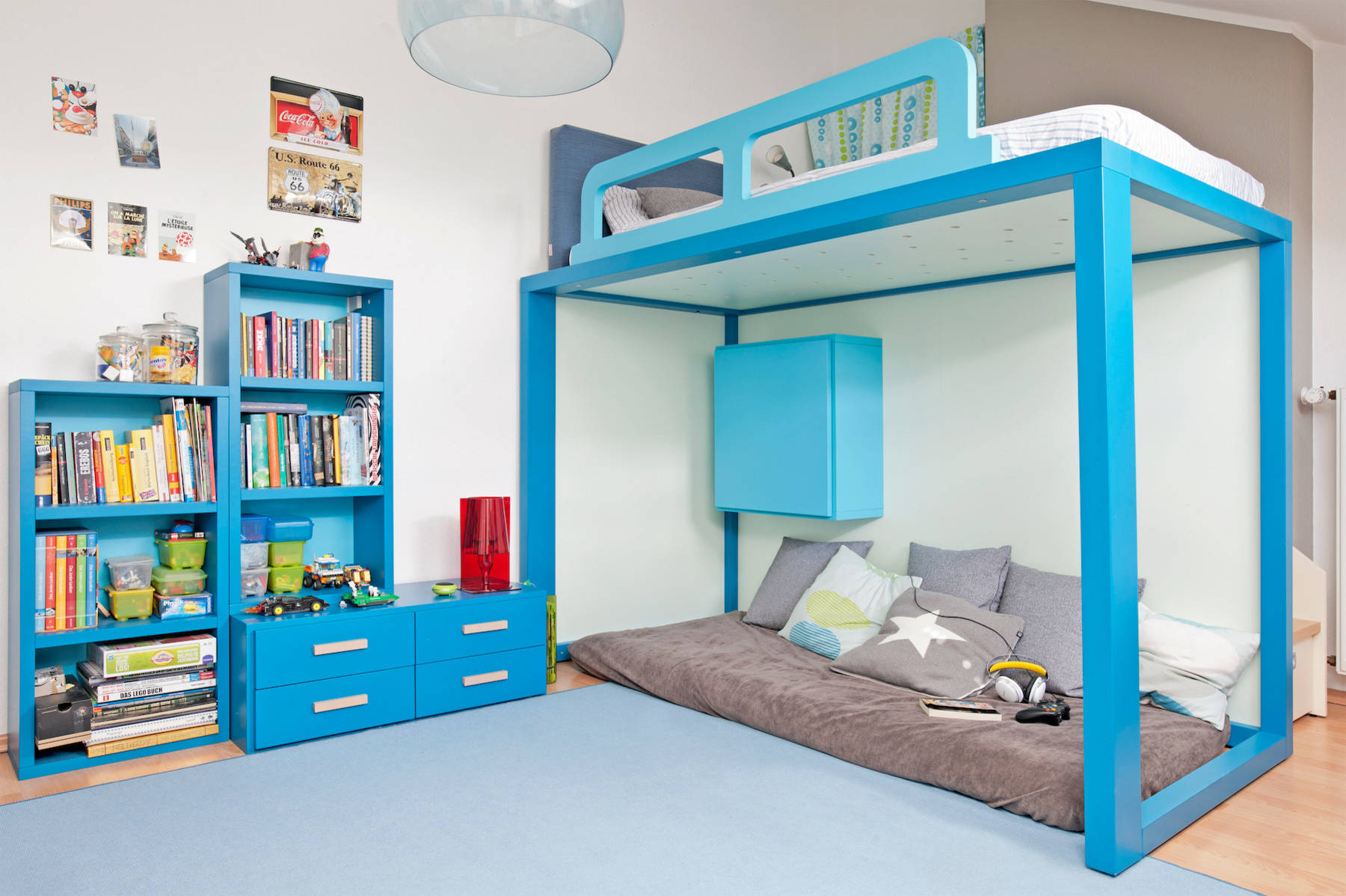 Kinderzimmer mit Hochbett für einen Jungen - Contemporary - Kids -  Dusseldorf - by MOBIMIO | Houzz