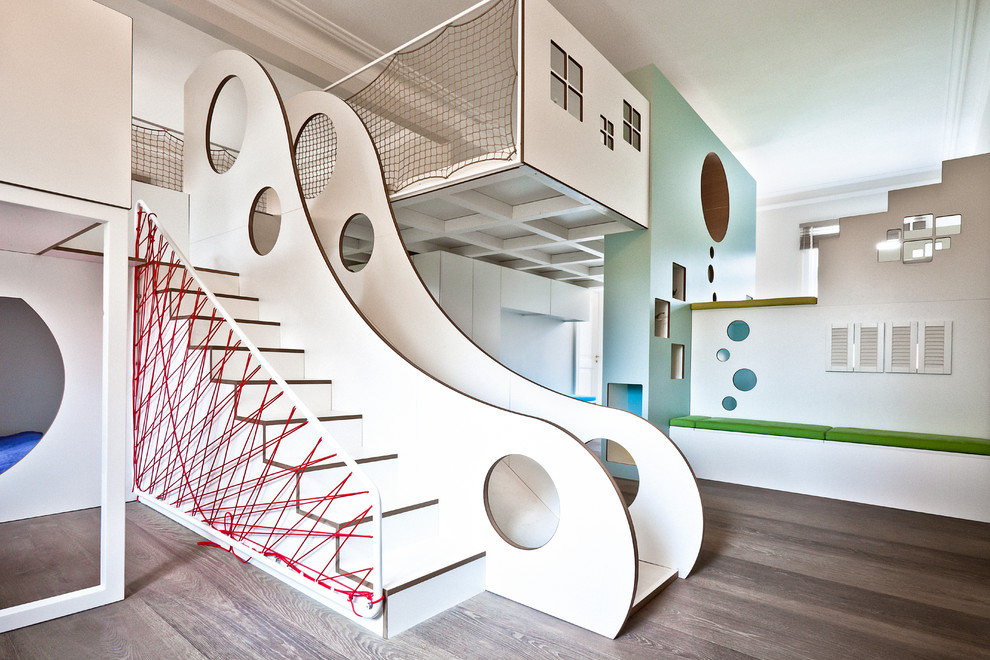 Inspiration for a contemporary kids' room remodel in Hamburg