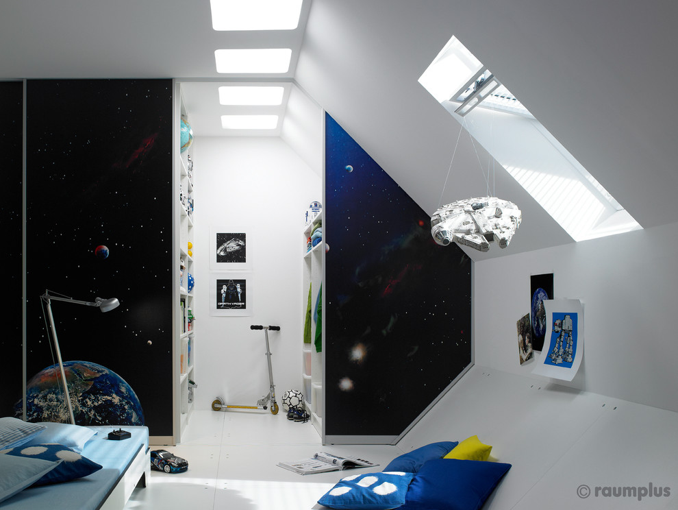 Contemporary kids' bedroom in Hamburg.