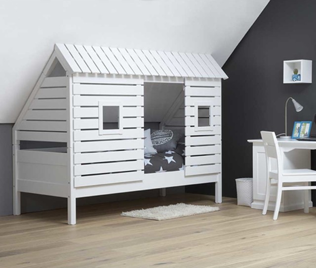 Spielbett Kinderbett ROOFUS für schräge Wände / Dachschrägen - Klassisch -  Kinderzimmer - Hamburg - von DANNENFELSER Kindermöbel | Houzz