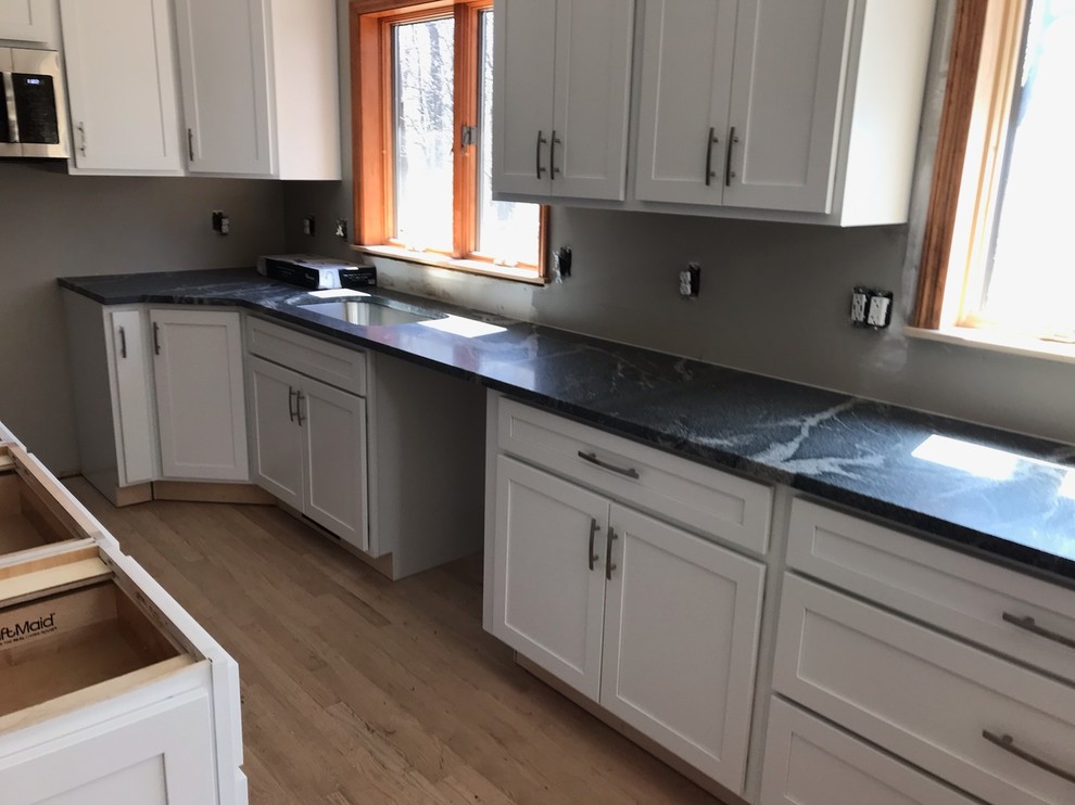 12065 - Silver Grey Honed Granite Project - Kitchen - Other - by ...