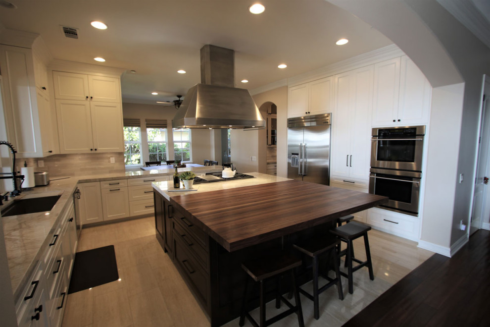 154 - Yorba Linda - Design Build Modern Kitchen Remodel with Custom ...