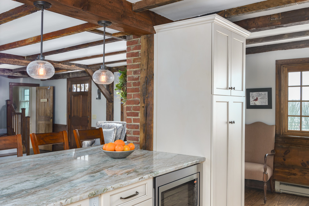1762 Farmhouse Kitchen Sterling Ma Farmhouse Kitchen Boston By Kitchen Associates