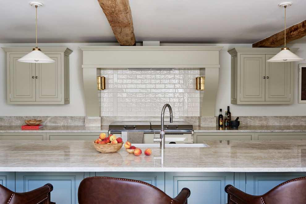 Design ideas for a traditional kitchen in Wiltshire.