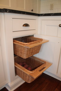 Potato and onion storage baskets  Smart kitchen, New kitchen, Kitchen  design