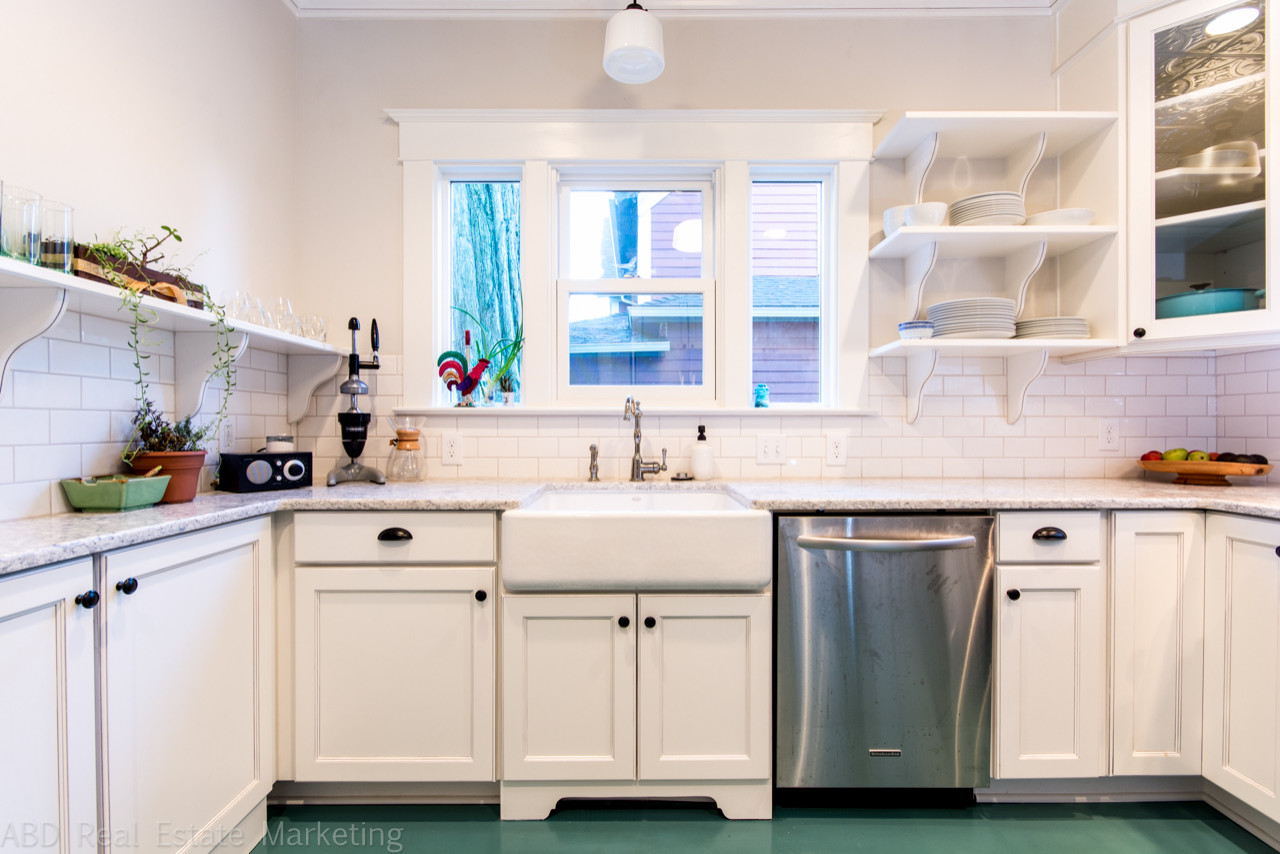 1907 Kitchen Remodel on Oak Street - Traditional - Kitchen - Portland - by Lamont  Bros. | Houzz