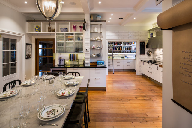 1920 S Nyc Deli Style Meets Light Industrial Kitchen Bevelled Tiles Complete T Industrial Kitchen Wellington By Simone Van Der Plas Encompass Ideas Houzz