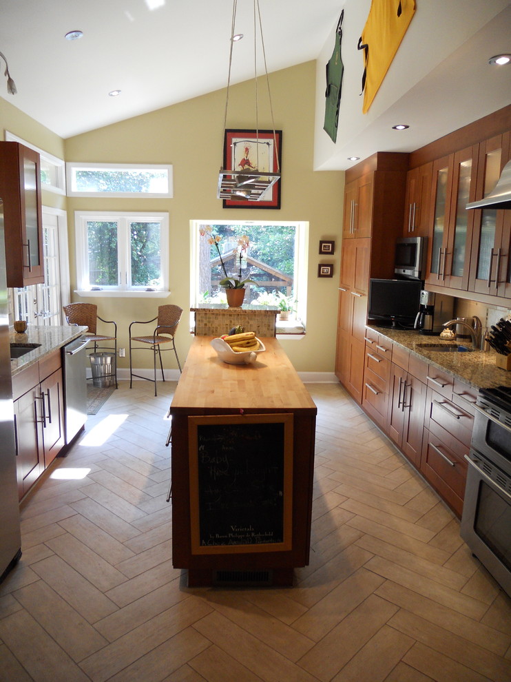 Example of a classic kitchen design