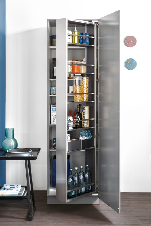 Design Genius Unleashed: Standalone Kitchen Pantry with a Modern Twist