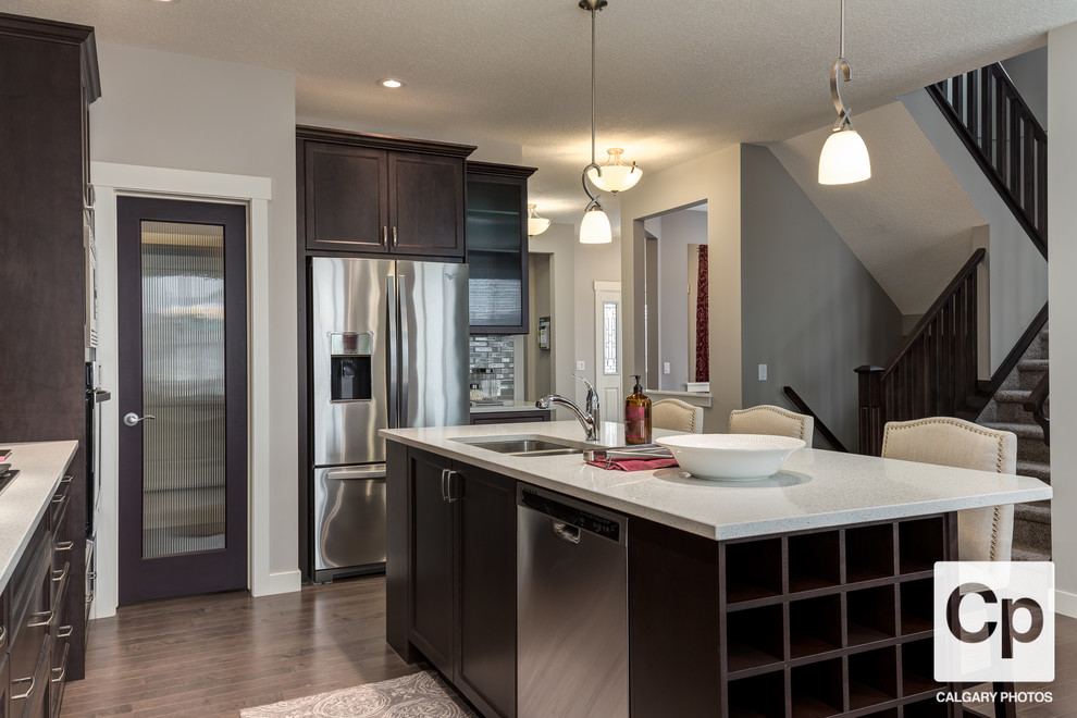 2015 May Show Homes Contemporary Kitchen Calgary by Calgary