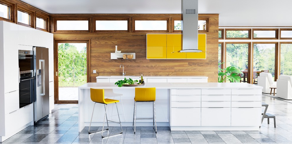 Example of a kitchen design in Other
