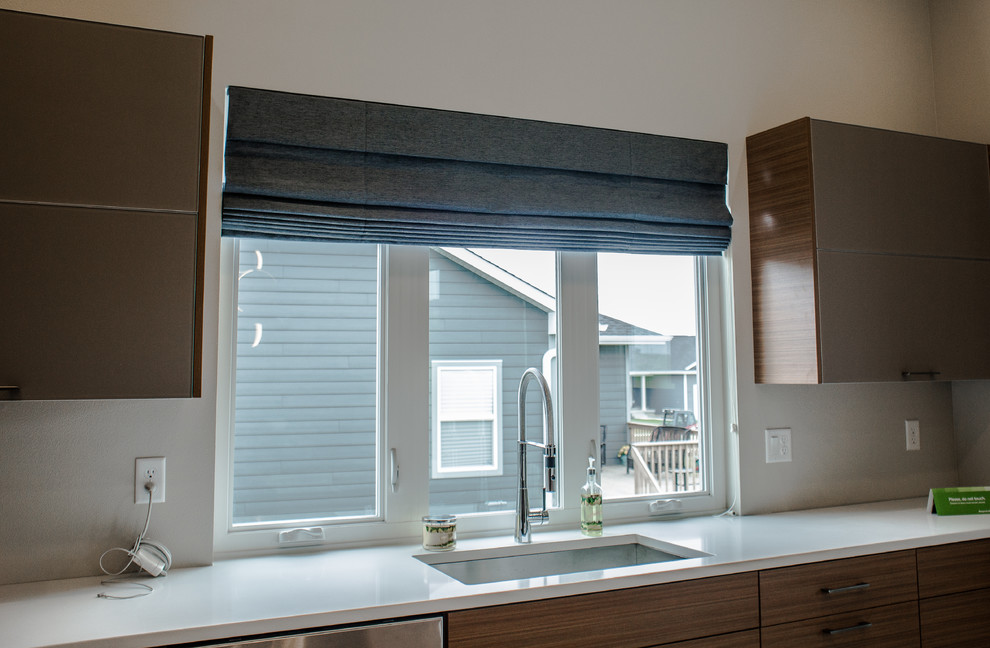 2017 Parade of Homes Modern Kitchen Cedar Rapids by Budget