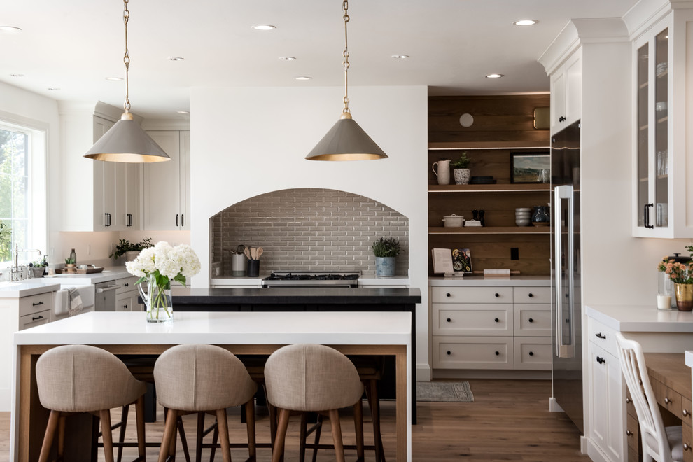 Inspiration for a farmhouse kitchen in Salt Lake City.