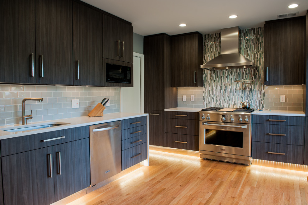 This is an example of a modern kitchen in DC Metro.