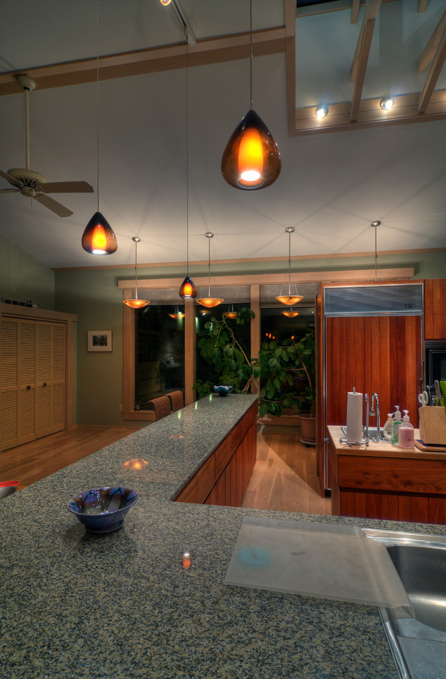 Example of an eclectic kitchen design in Seattle
