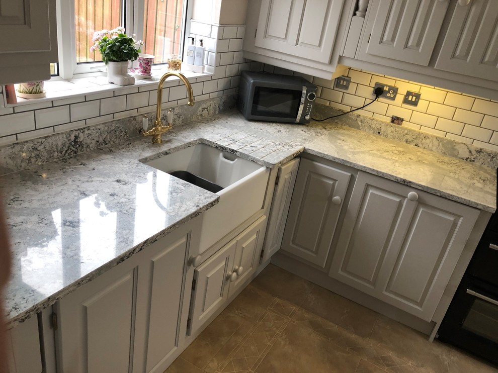 30mm Cambria Summerhill Quartz Kitchen worksurfaces Modern