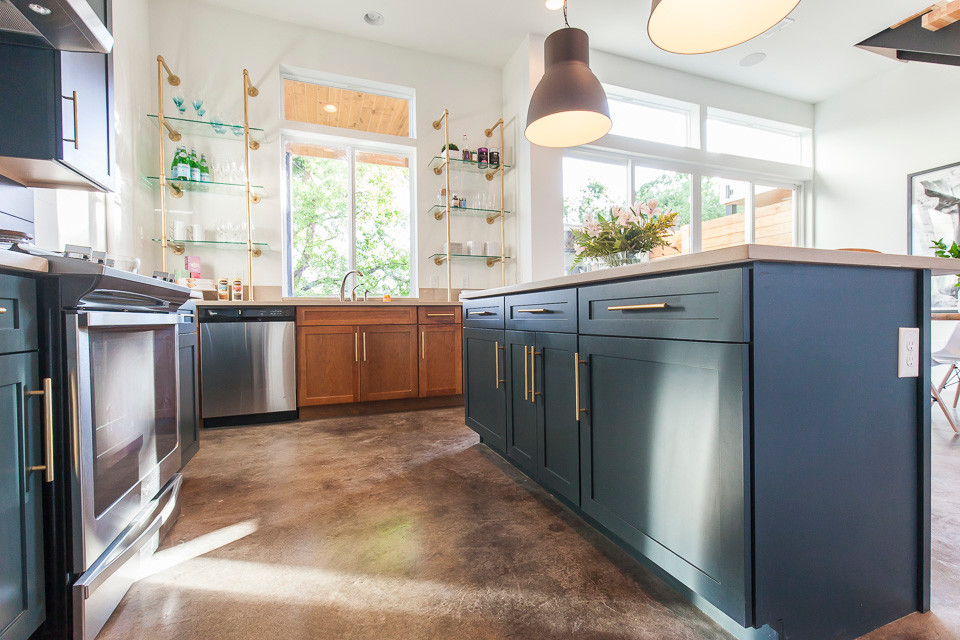 51st A Contemporary Kitchen Austin by Troo Designs Kitchens