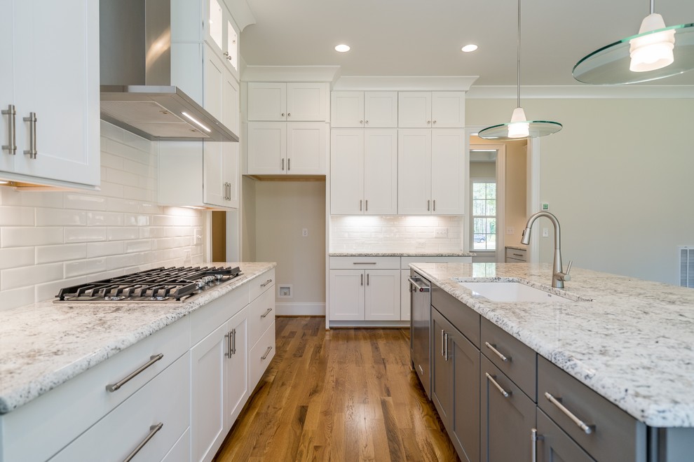Example of a cottage kitchen design in Raleigh