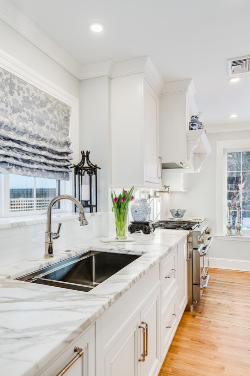 70+ White Cabinets with WHITE COUNTERTOP – ( Going out of style? )