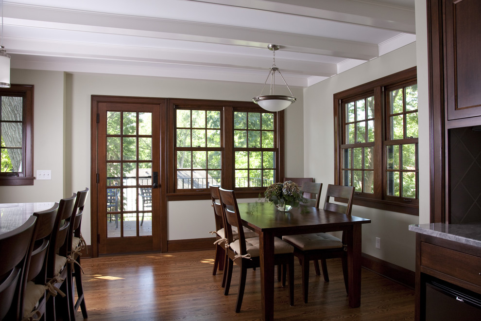 Inspiration for a classic dining room in Minneapolis.