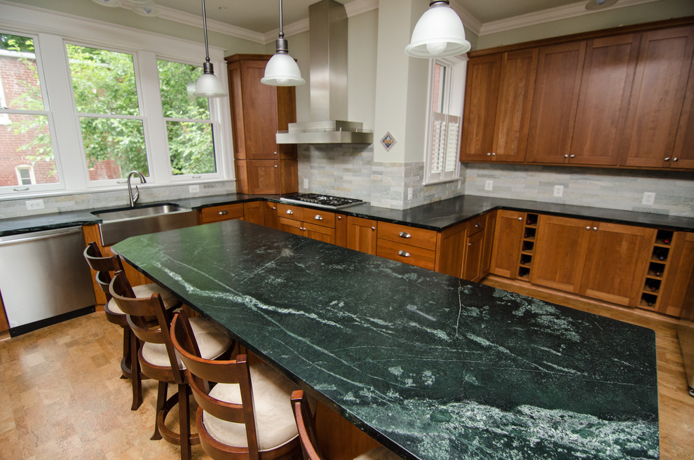 Elegant kitchen photo in DC Metro