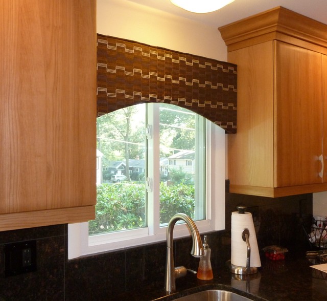 A kitchen redo Traditional Kitchen Boston by Curtains by Jo