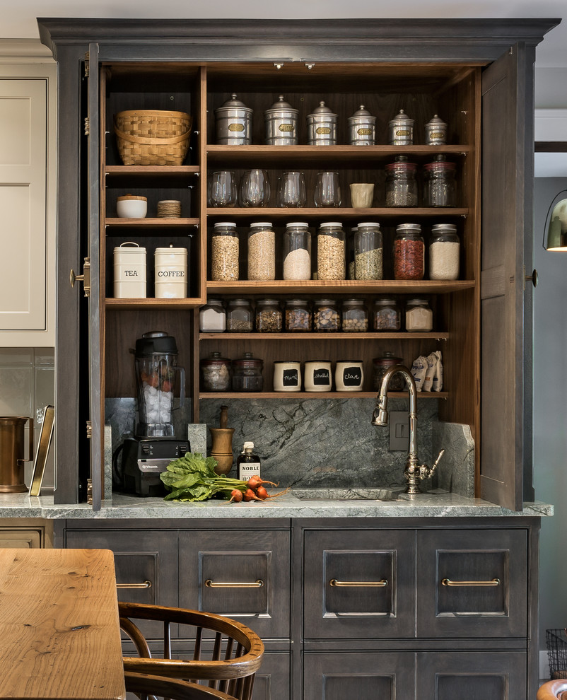 A Kitchen with Old World Charm - Transitional - Kitchen - Boston - by ...