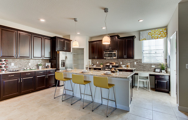 A Model Home For Lennar Builders - Traditional - Kitchen - Miami - by ...