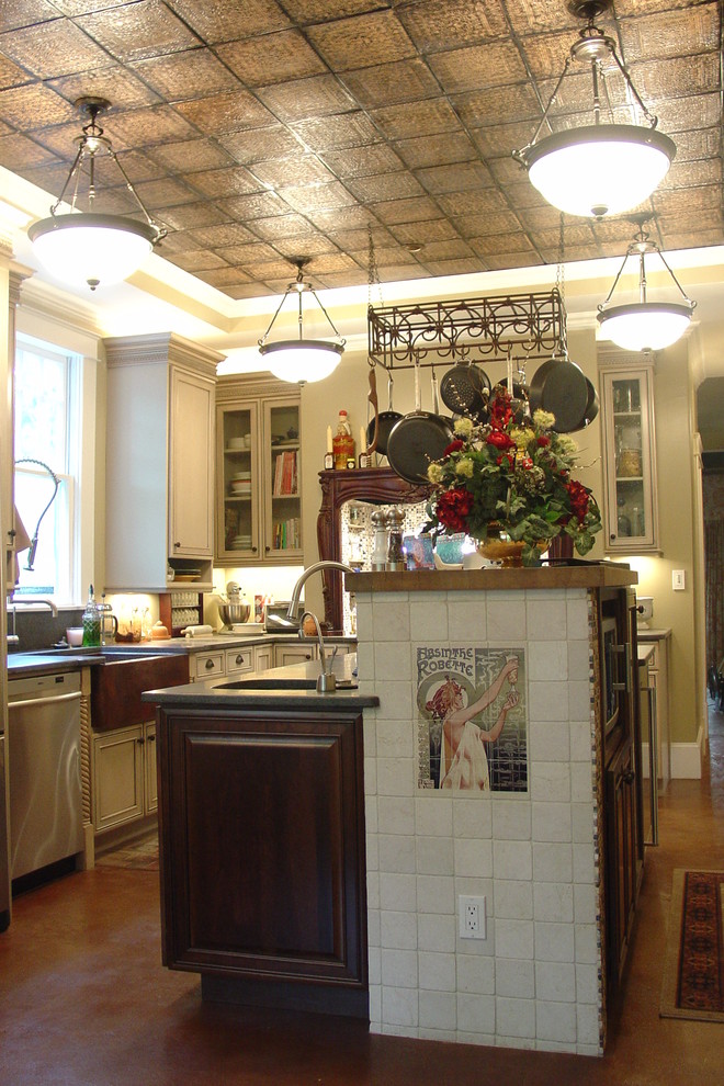 A New Orleans Inspired Kitchen Deep in the Heart of Texas! Eclectic