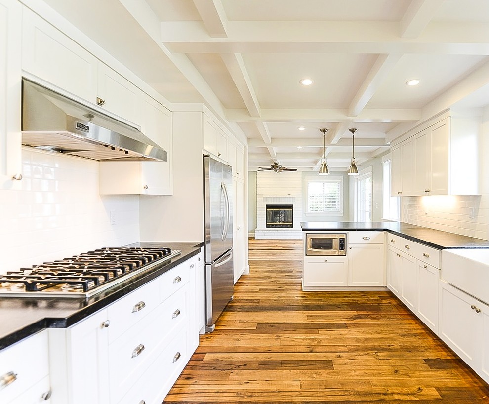 A quick new kitchen remodel on an older home. Farmhouse Kitchen