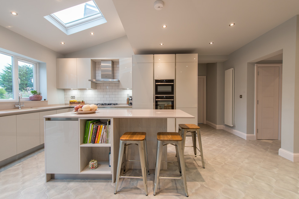 A Sewell Contemporary Kitchen London by Glotech Kitchens Houzz