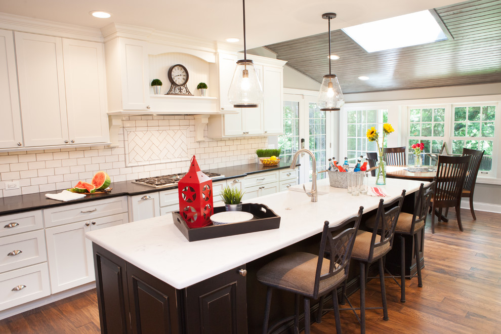 A StarSpangled Kitchen in Barrington Farmhouse Kitchen Chicago