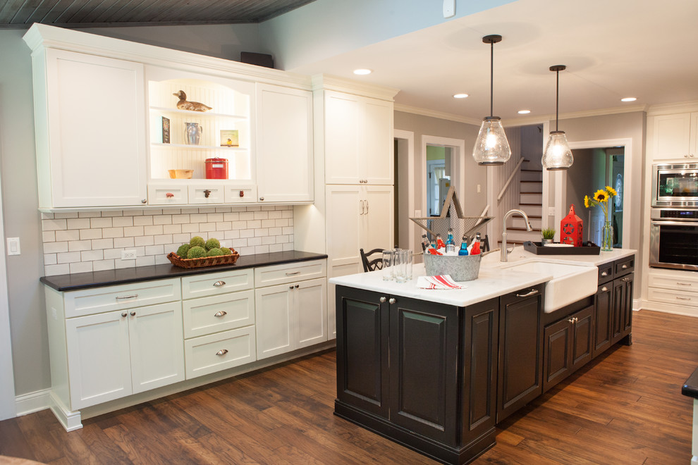 A StarSpangled Kitchen in Barrington Farmhouse Kitchen Chicago