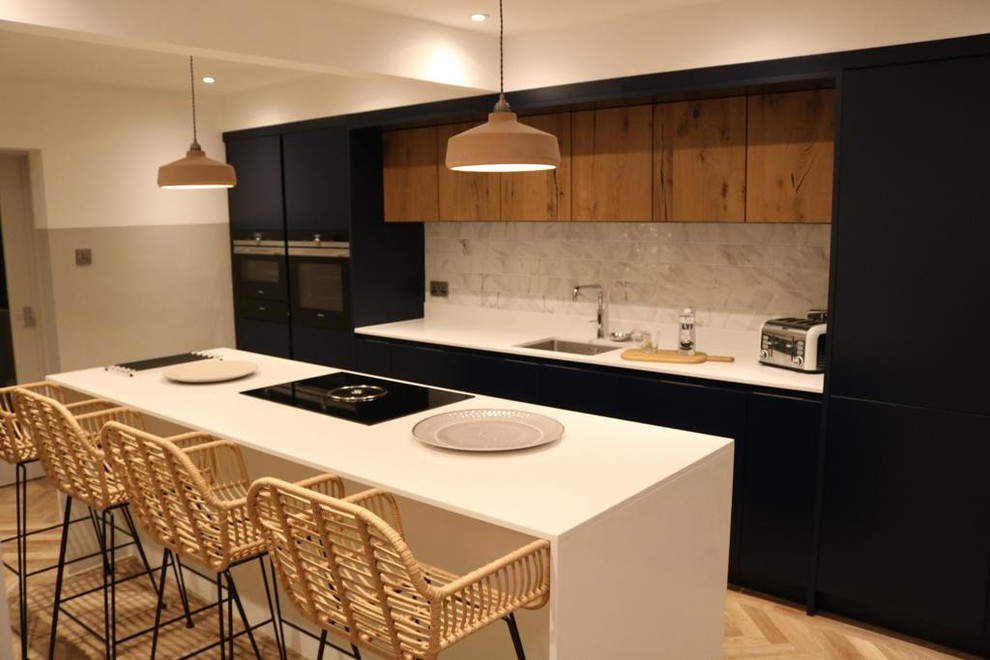 A stylish kitchen design for a home in Suffolk Modern Kitchen