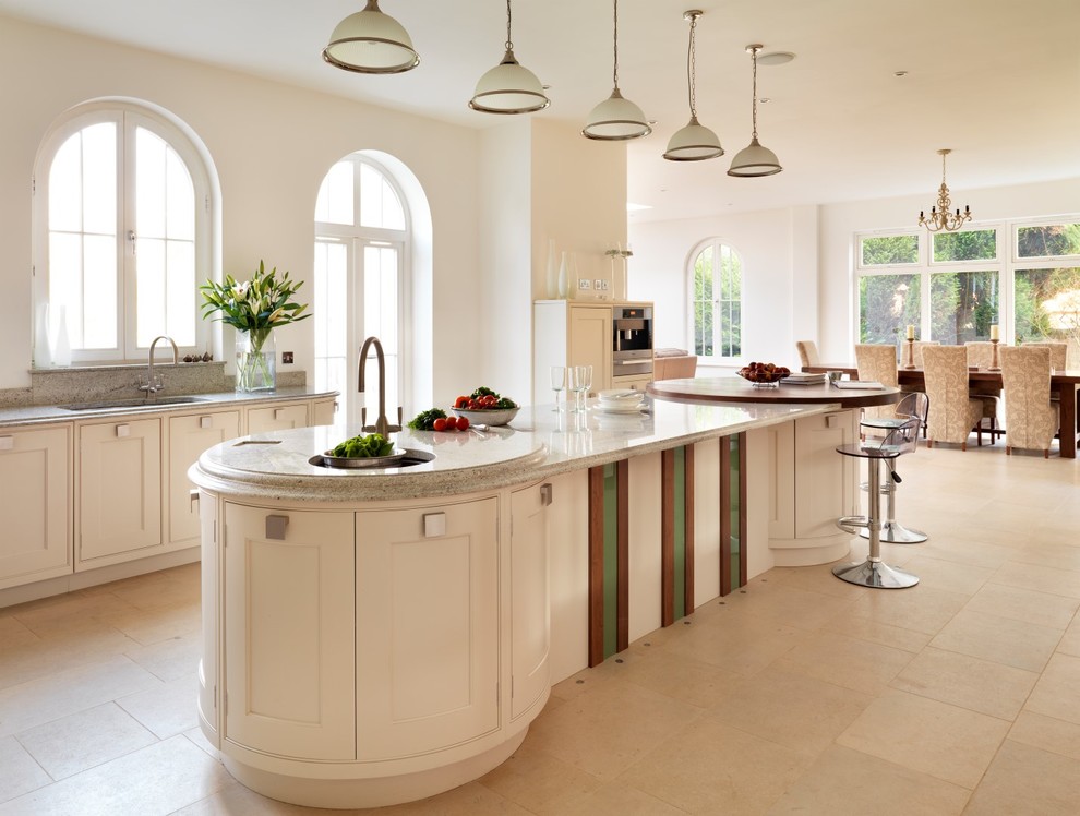 Design ideas for a classic kitchen in Berkshire.